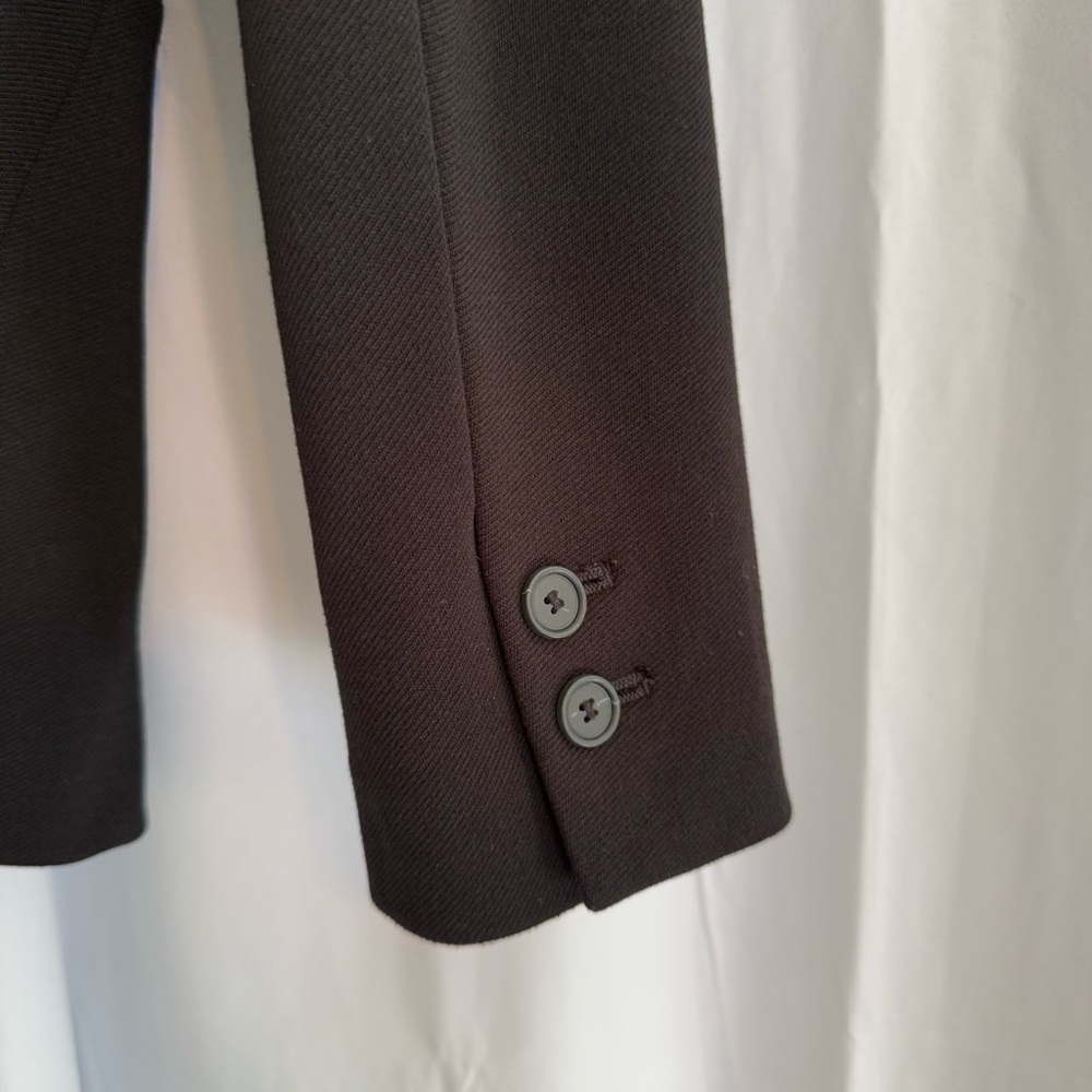 LOFT Tailored Stand Collar Black Blazer Women’s 4 Workwear - Picture 7 of 9